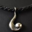 Node - halskæde med sølvvedhæng - Håndlavede smykker