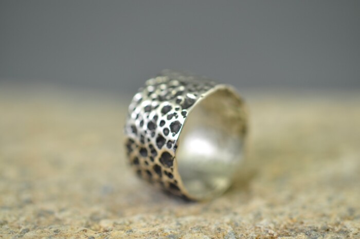 Ocean Ring - str 51 oxyd - Monbo Smykker - Fingerringe
