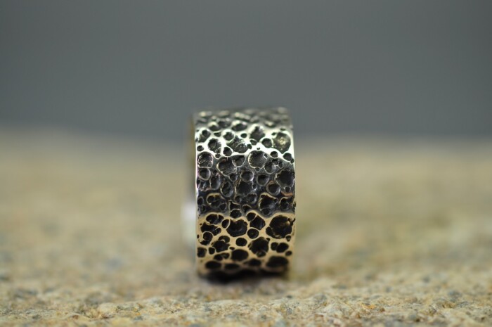 Ocean Ring - str 51 oxyd - Monbo Smykker - Fingerringe