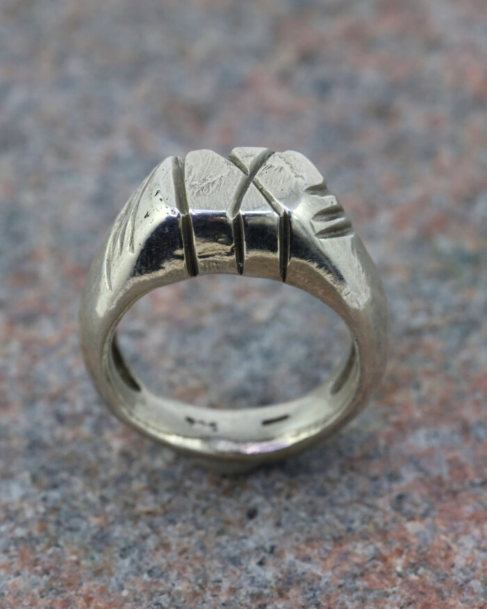 Ring med spor - str. 60 - Monbo Smykker