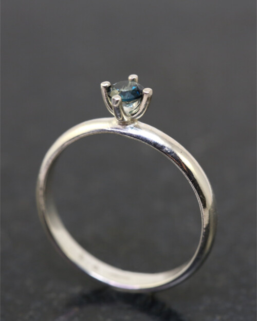 Fingerring - Topas London Blue